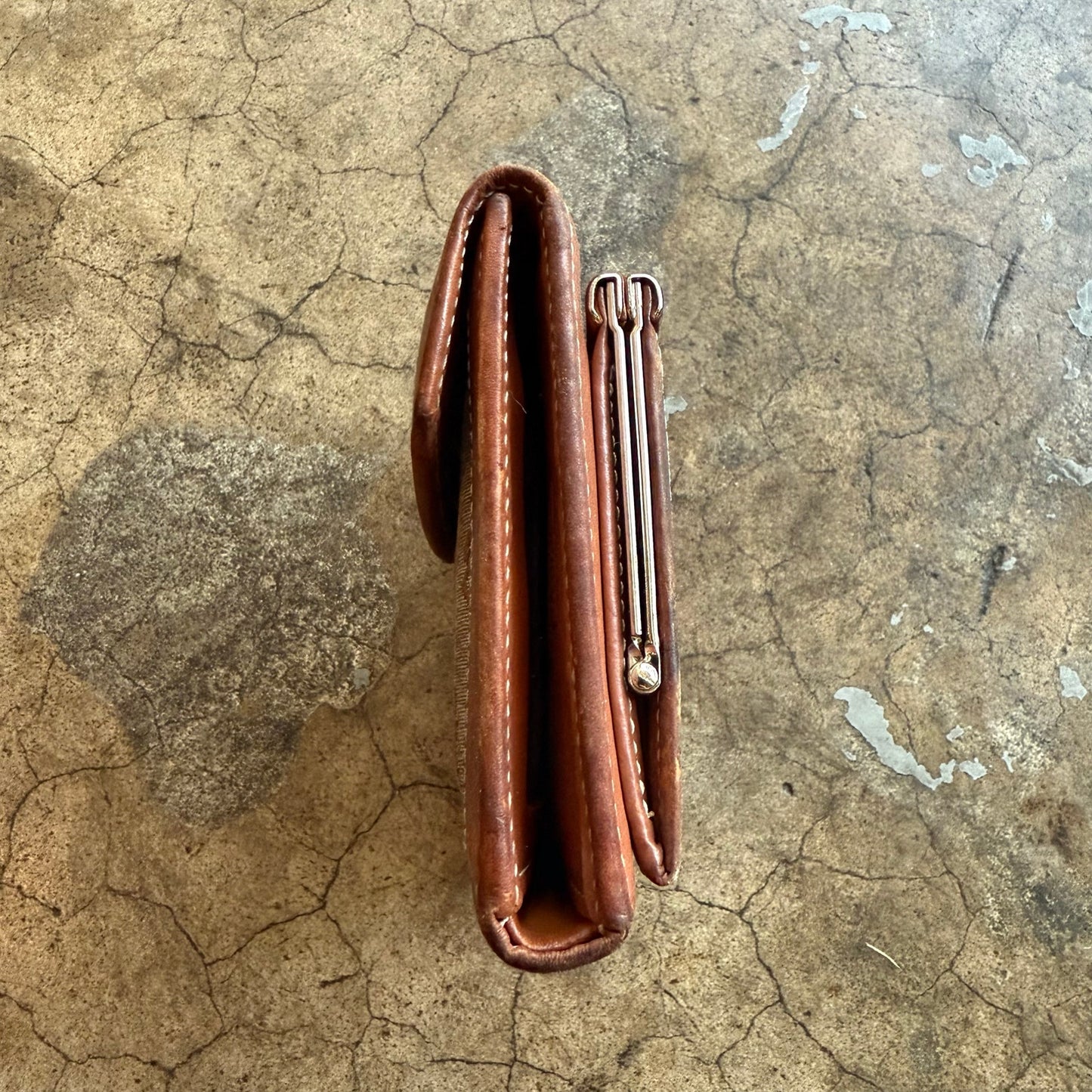 Vintage Dooney & Bourke Leather Wallet Classic Signature Monogram
