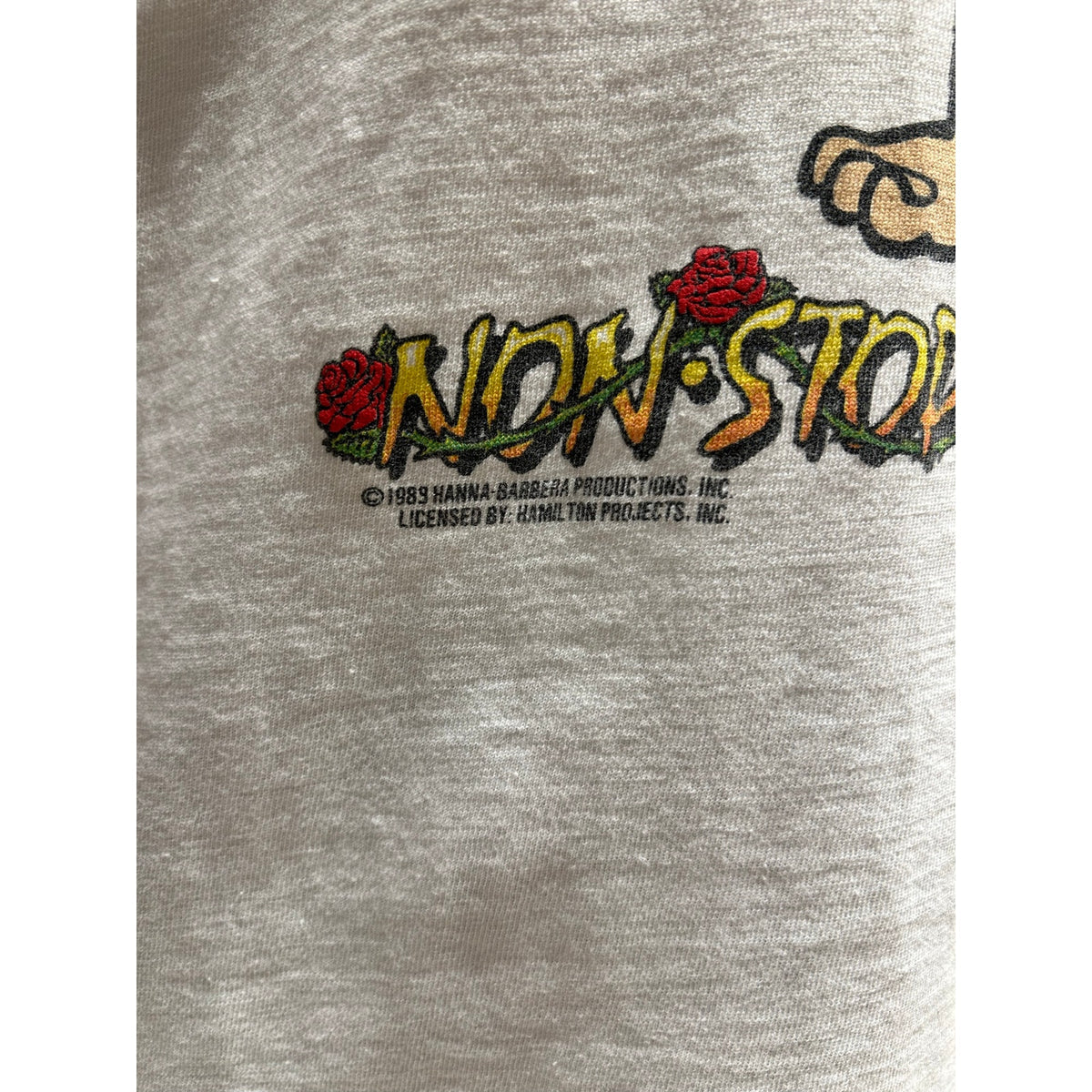 1989 Flintstone Grateful Fred Bedrock To Deadrock Grateful Dead Tour Tee Size XL