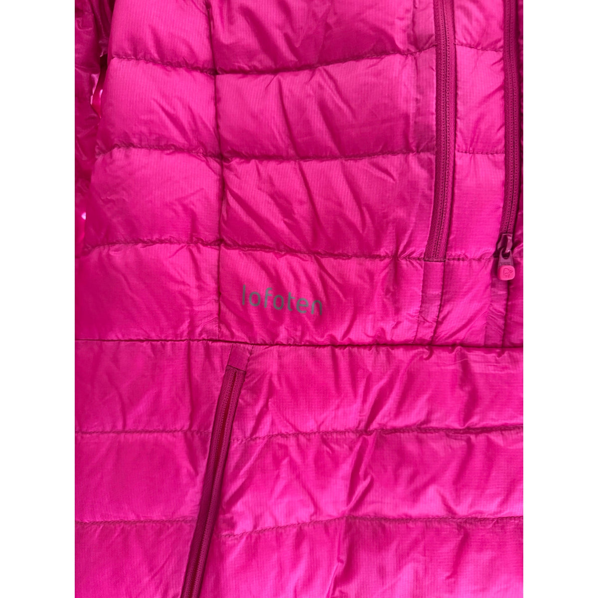 Norrona Lofoten 800 Fill Down Anorak Jacket Coat Size S Pink Nice Condition