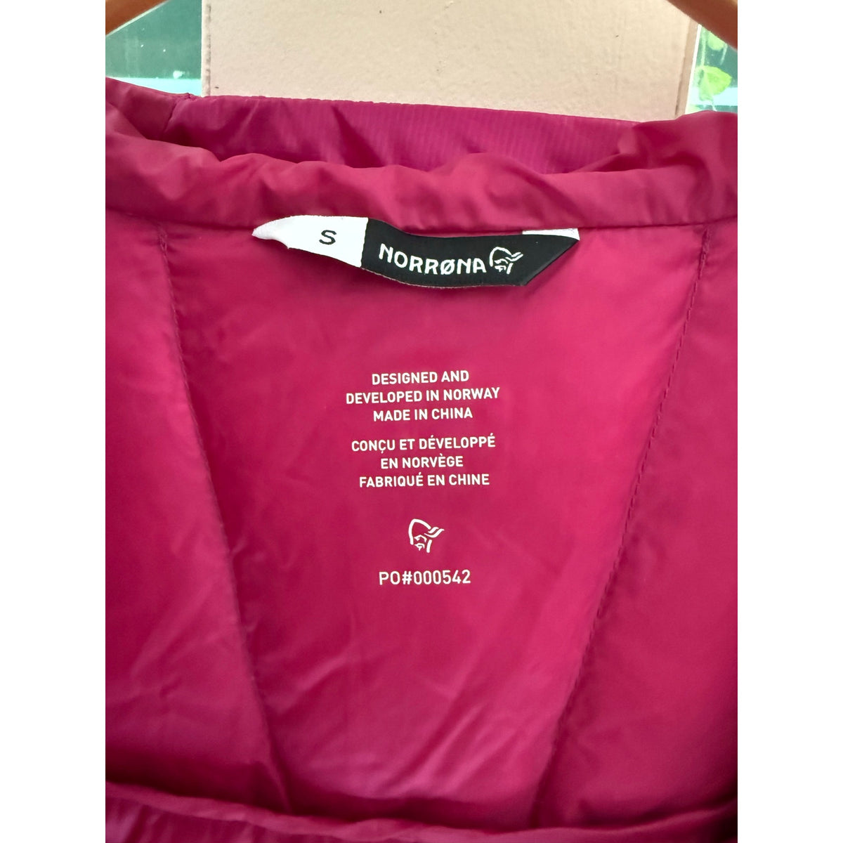 Norrona Lofoten 800 Fill Down Anorak Jacket Coat Size S Pink Nice Condition