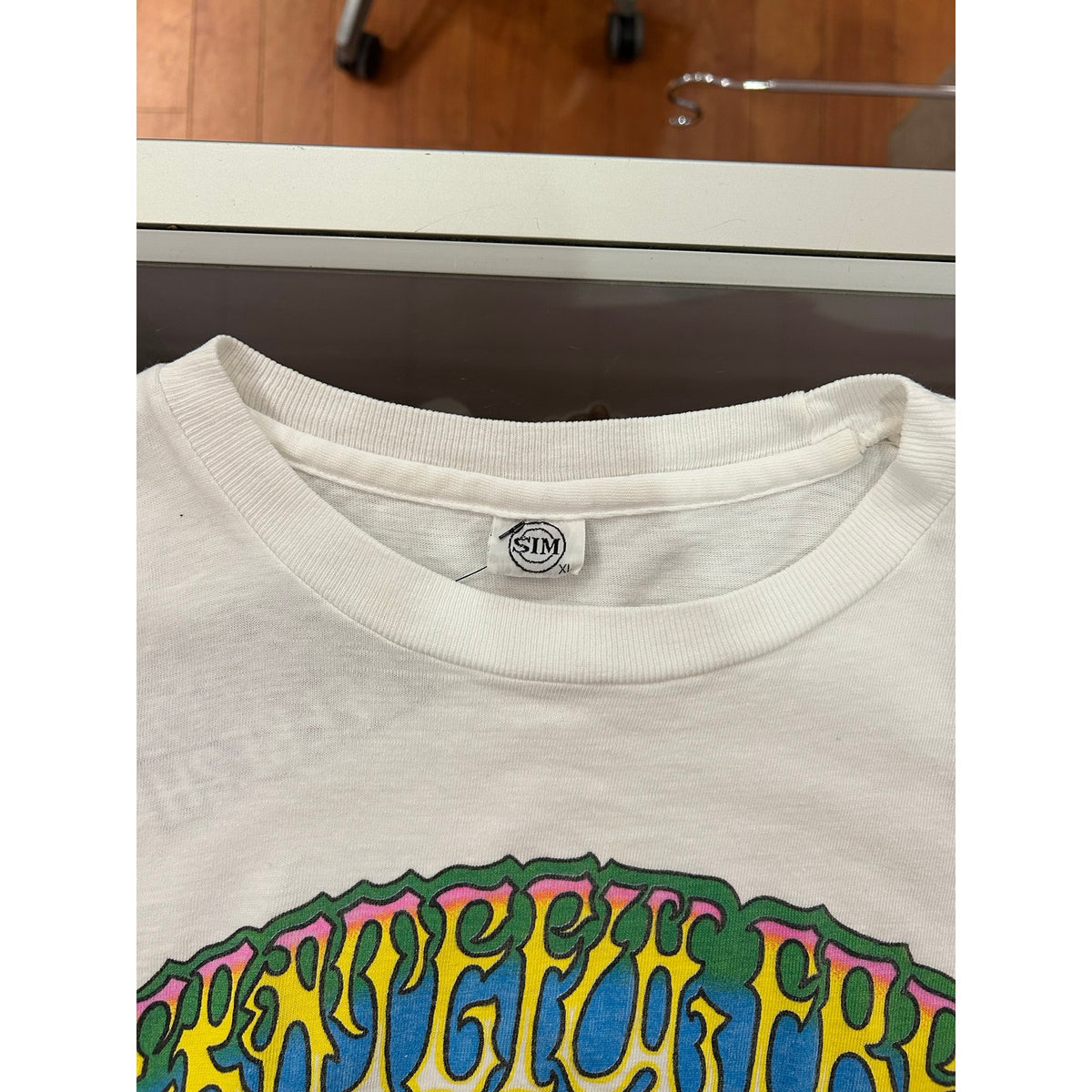 1989 Flintstone Grateful Fred Bedrock To Deadrock Grateful Dead Tour Tee Size XL