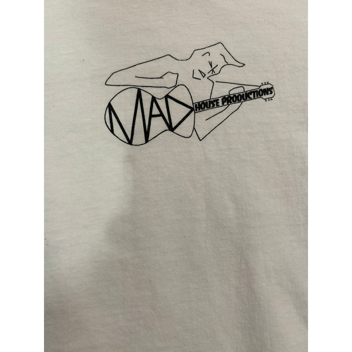 1989 The Paralyzers Mad House Productions White Tee Size XL
