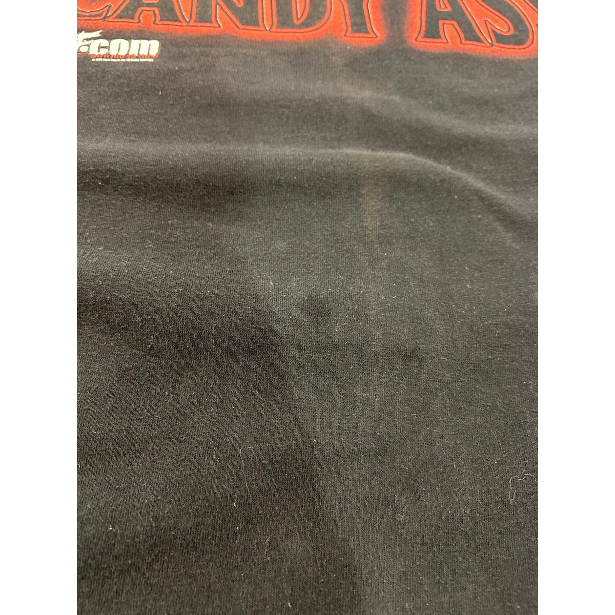 1998 Vintage The Rock Says You're a CANDY ASS WWE Black Tee Size XXL