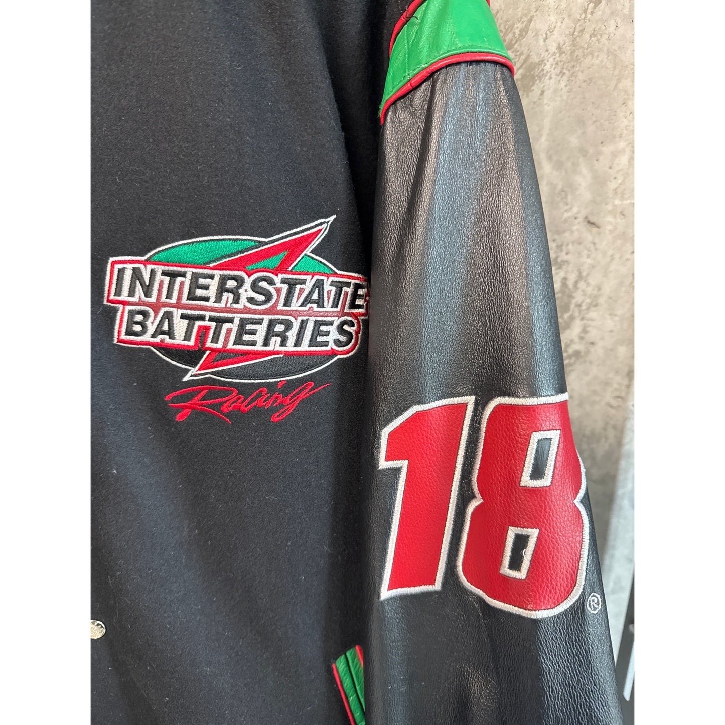 Jeff Hamilton Design Reversible Interstate Batteries Nascar Racing Jacket Large