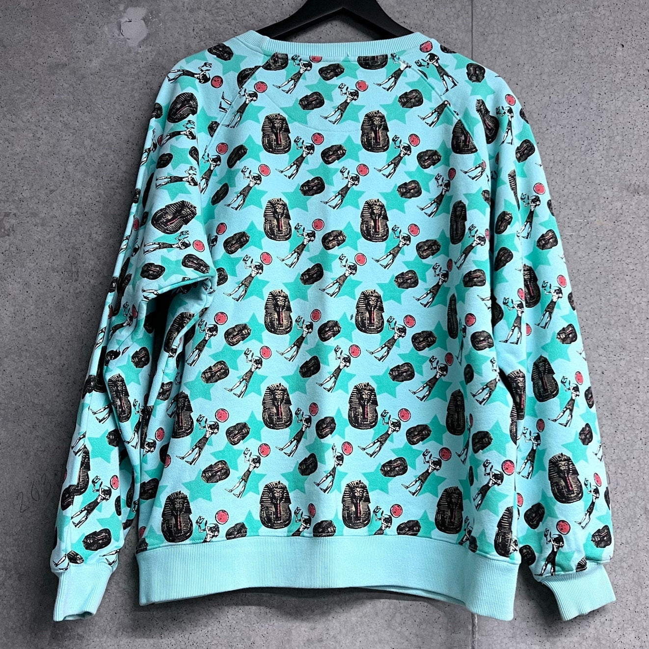 Lemar & Dauley New York's Lottery Streetwear All Over Print Crew Neck Sweatshirt