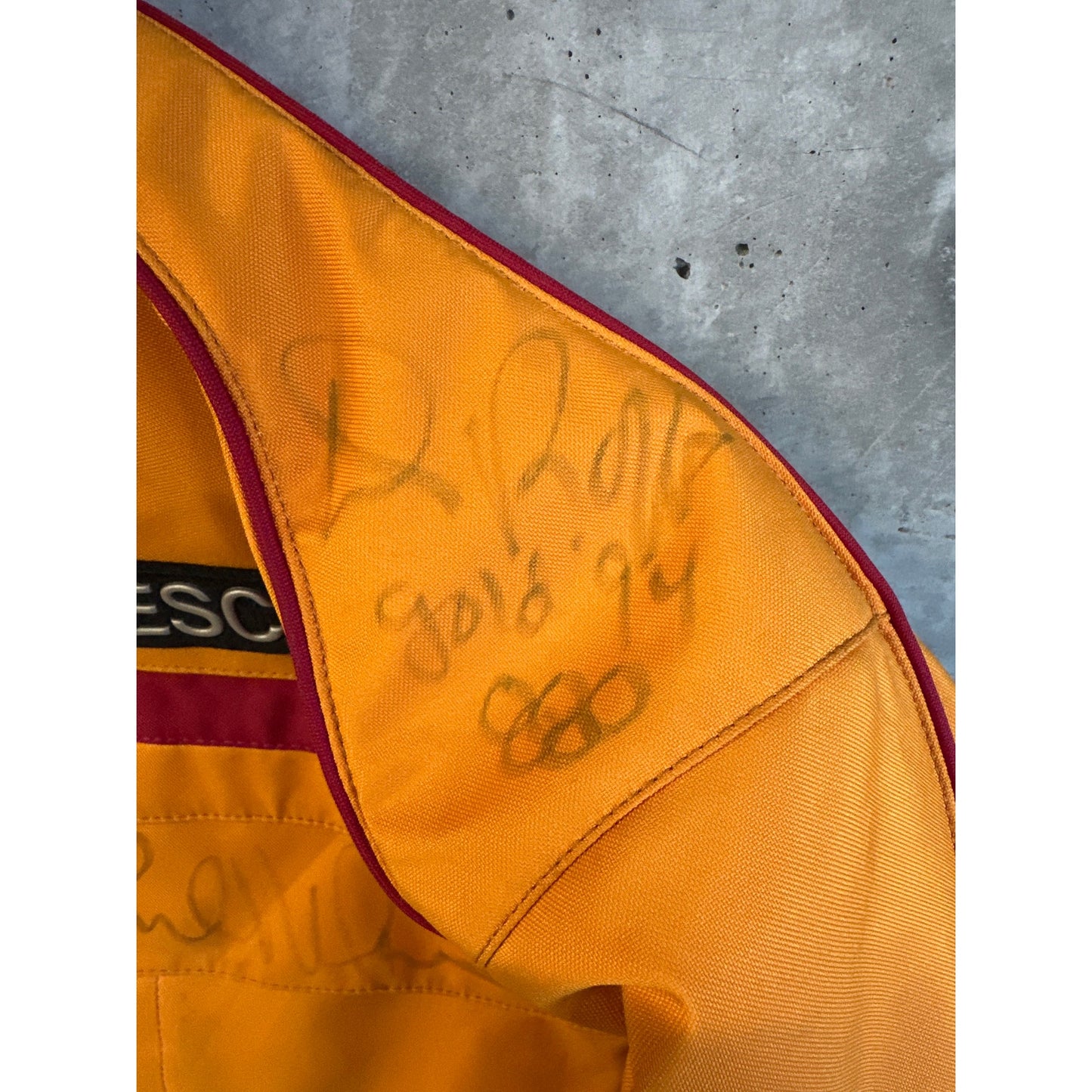 Vintage 1994 Descente Olympics Signed Ski Jacket Nastar Olympian Signatures