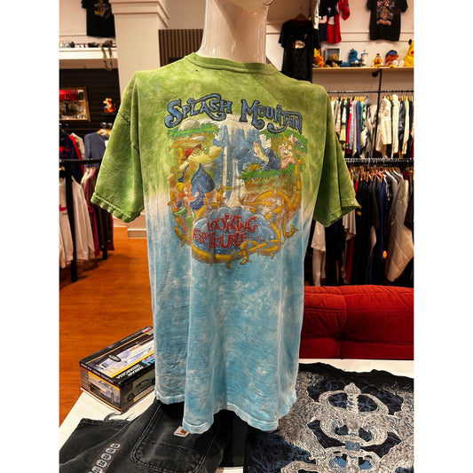 Disney Splash Mountain Looking For Trouble Vintage Tie Dye Shirt Size XL
