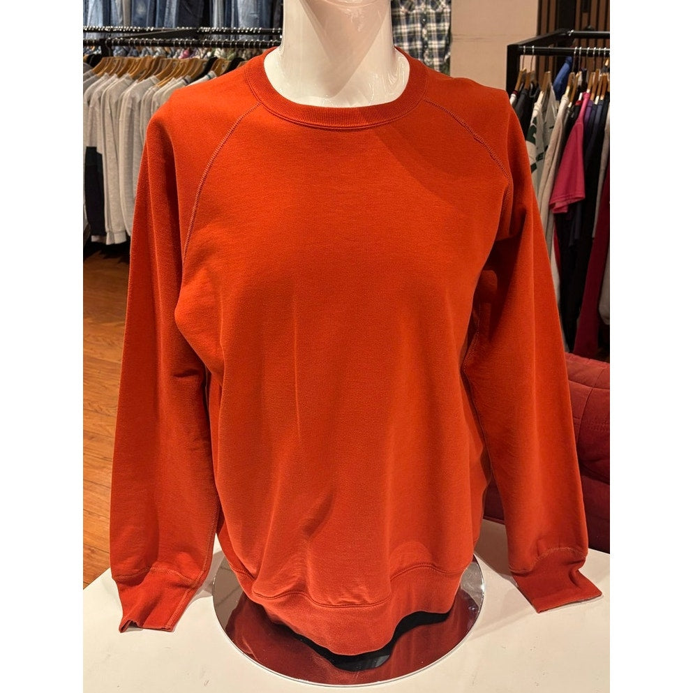A VONTADE Raglan Sweatshirt in #7 Harvest Blood Orange Color Size XL