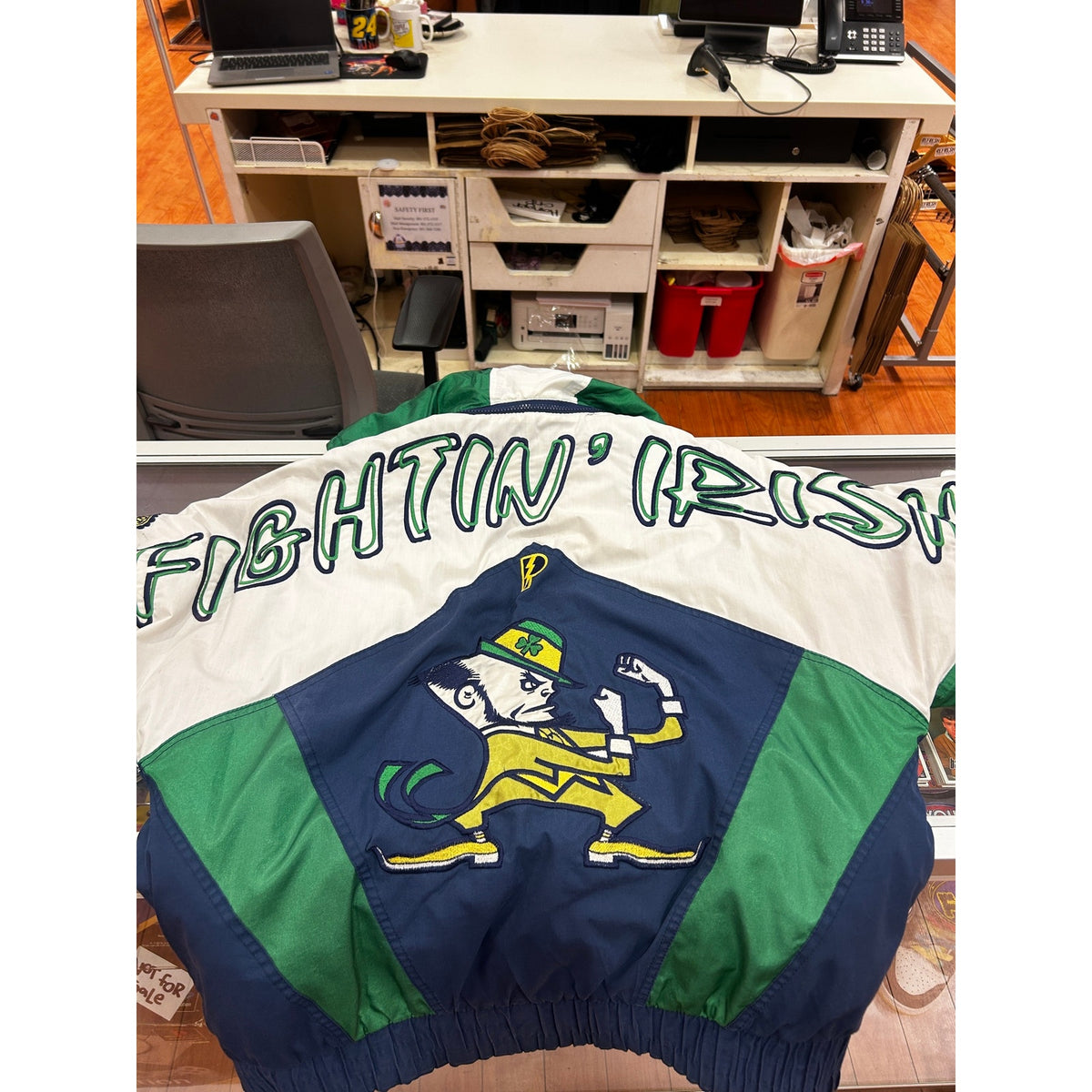 Vintage Notre Dame Fightin' Irish Vintage Pro Player Jacket Size Small