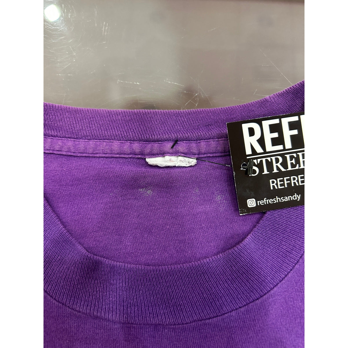 Karl Malone Utah Jazz Purple Vintage Tee Size XL