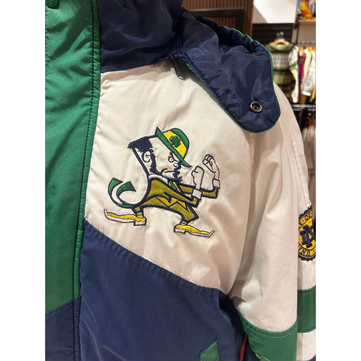 Vintage Notre Dame Fightin' Irish Vintage Pro Player Jacket Size Small