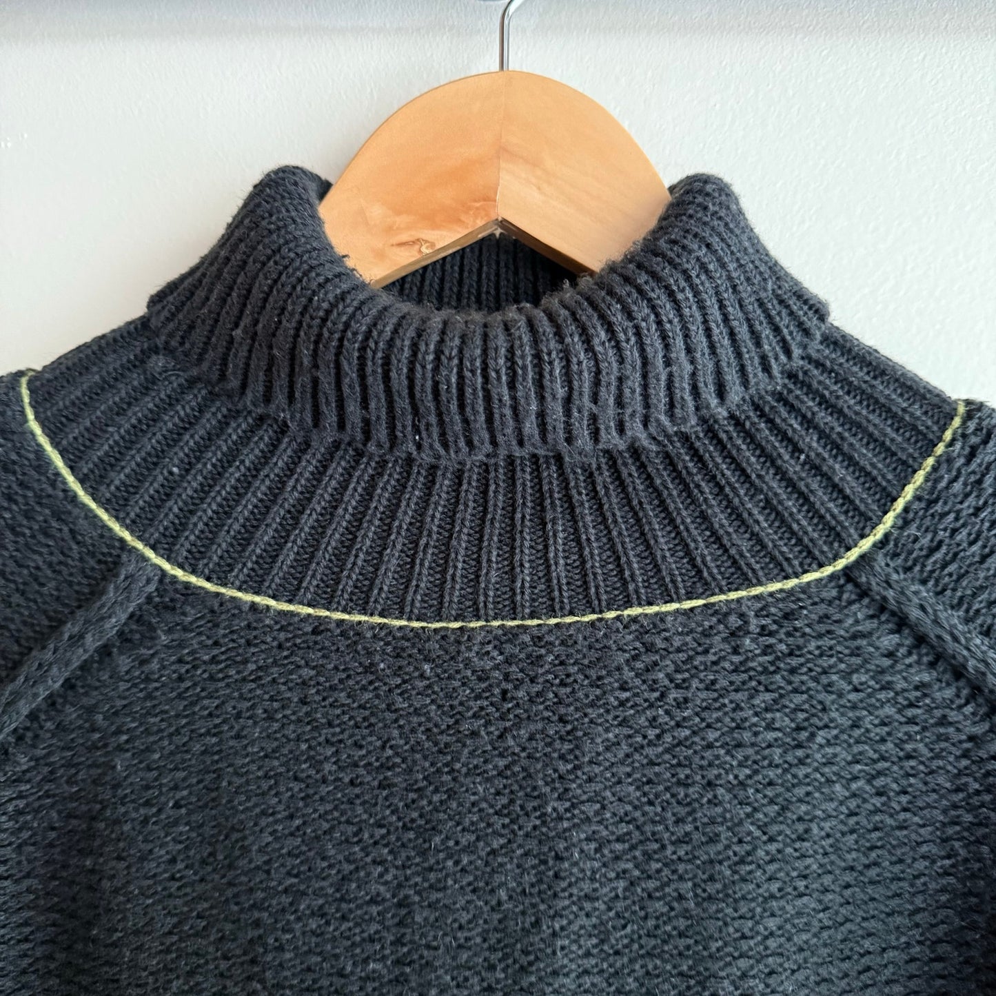 Vintage 90s Diesel Sadie Turtle Neck Black Knitted Sweater Archive Mens Fits XL