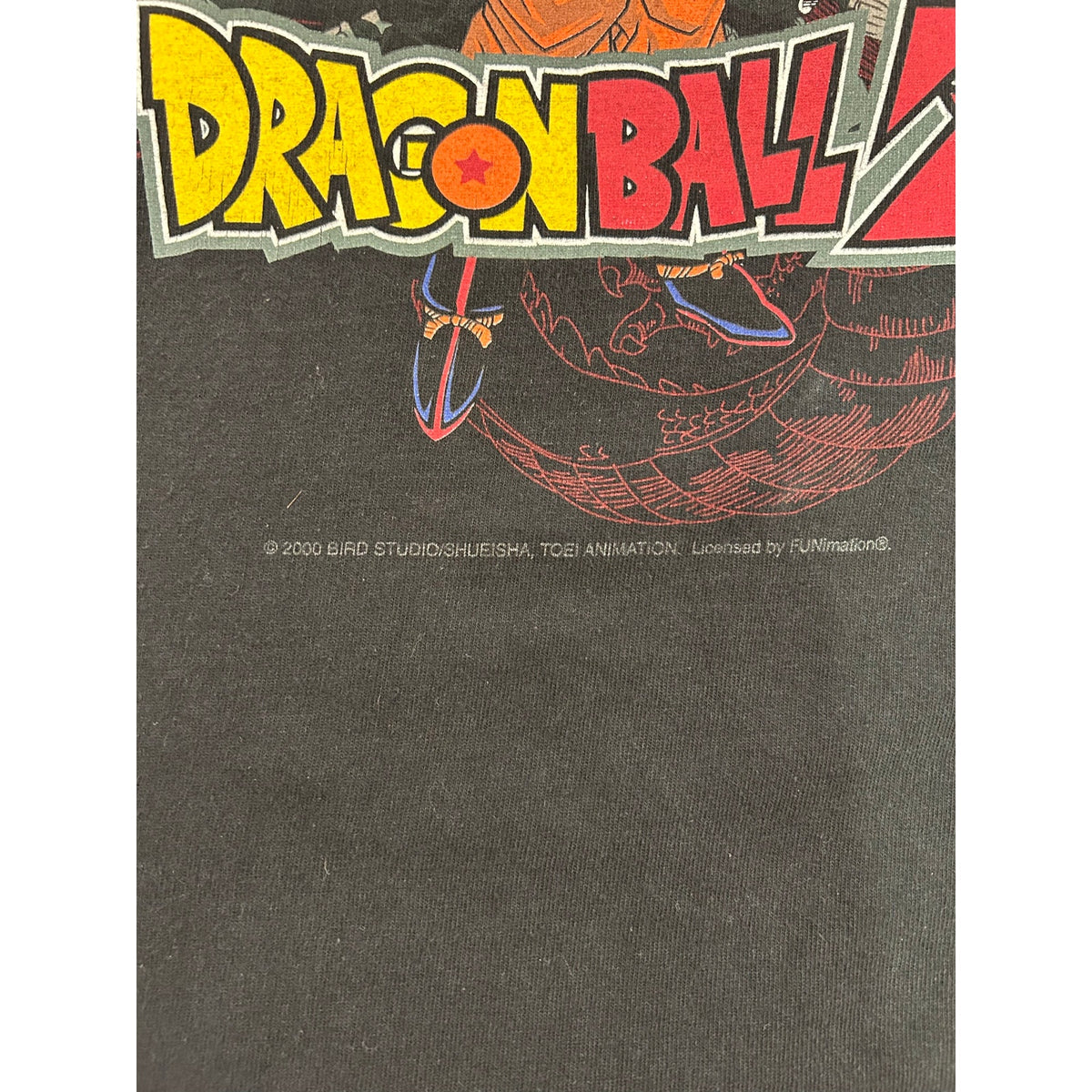 Vintage 2000's Dragon Ball Z Officially Licensed Black Shirt Size XL