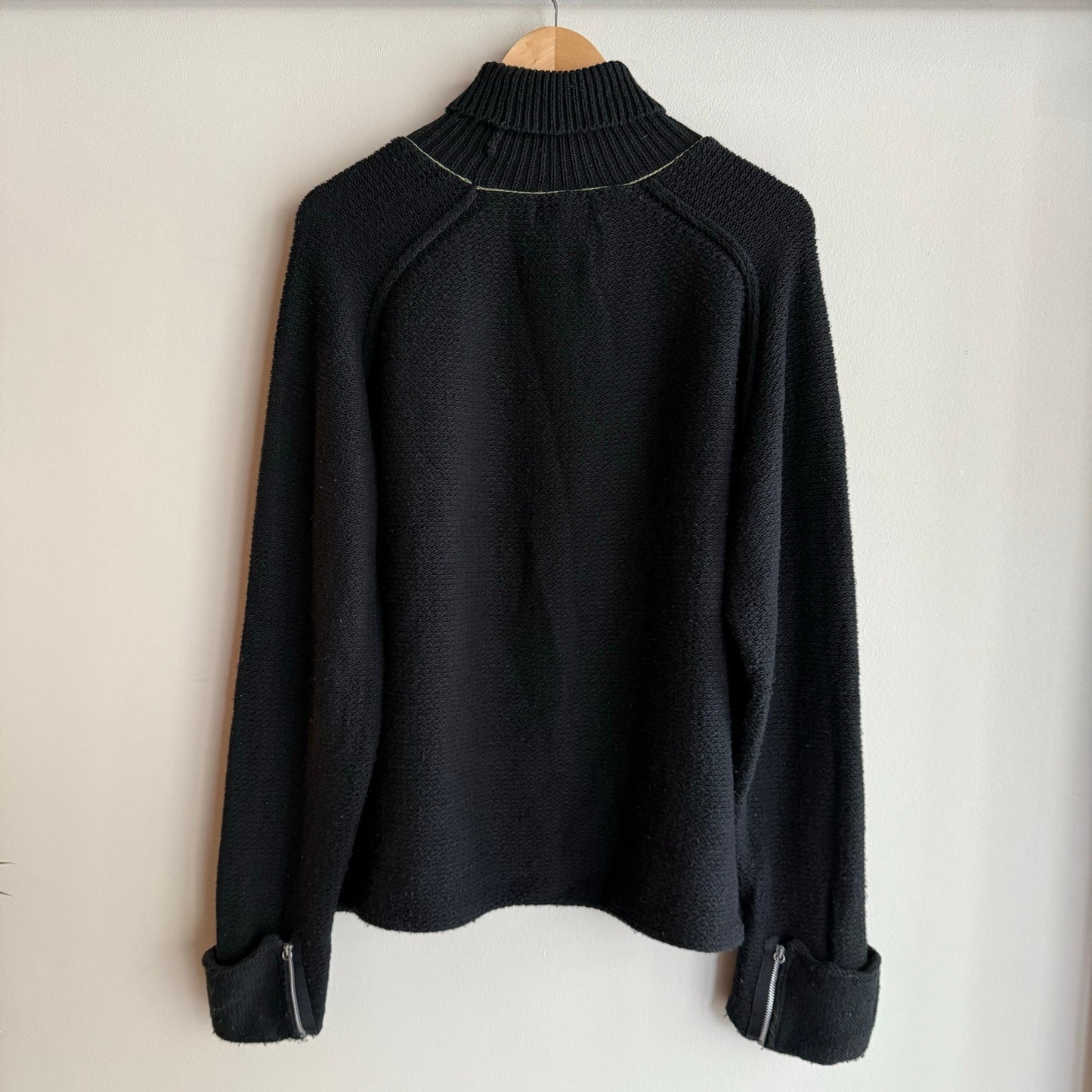 Vintage 90s Diesel Sadie Turtle Neck Black Knitted Sweater Archive Mens Fits XL