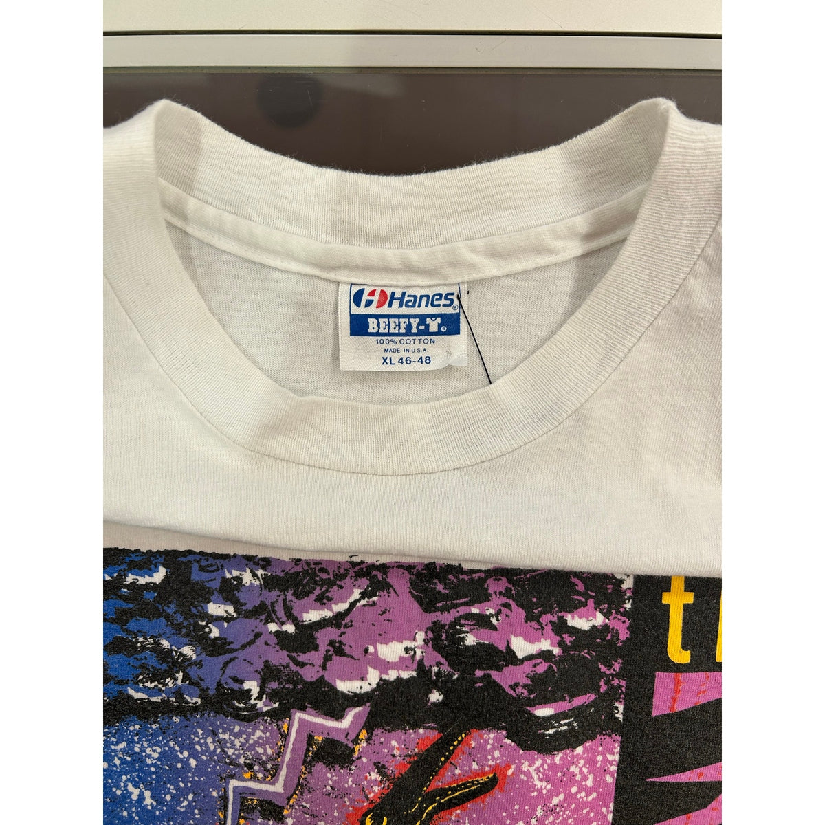 1989 The Paralyzers Mad House Productions White Tee Size XL