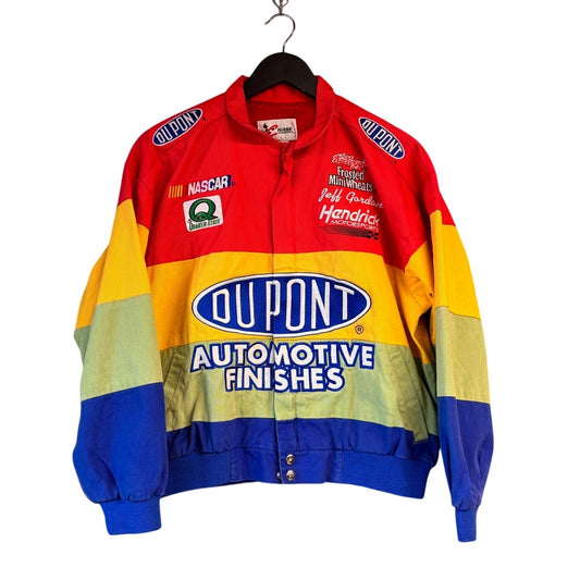 Vintage 1990s NASCAR Du Pont Chase Authentics Racing Jacket Size Small