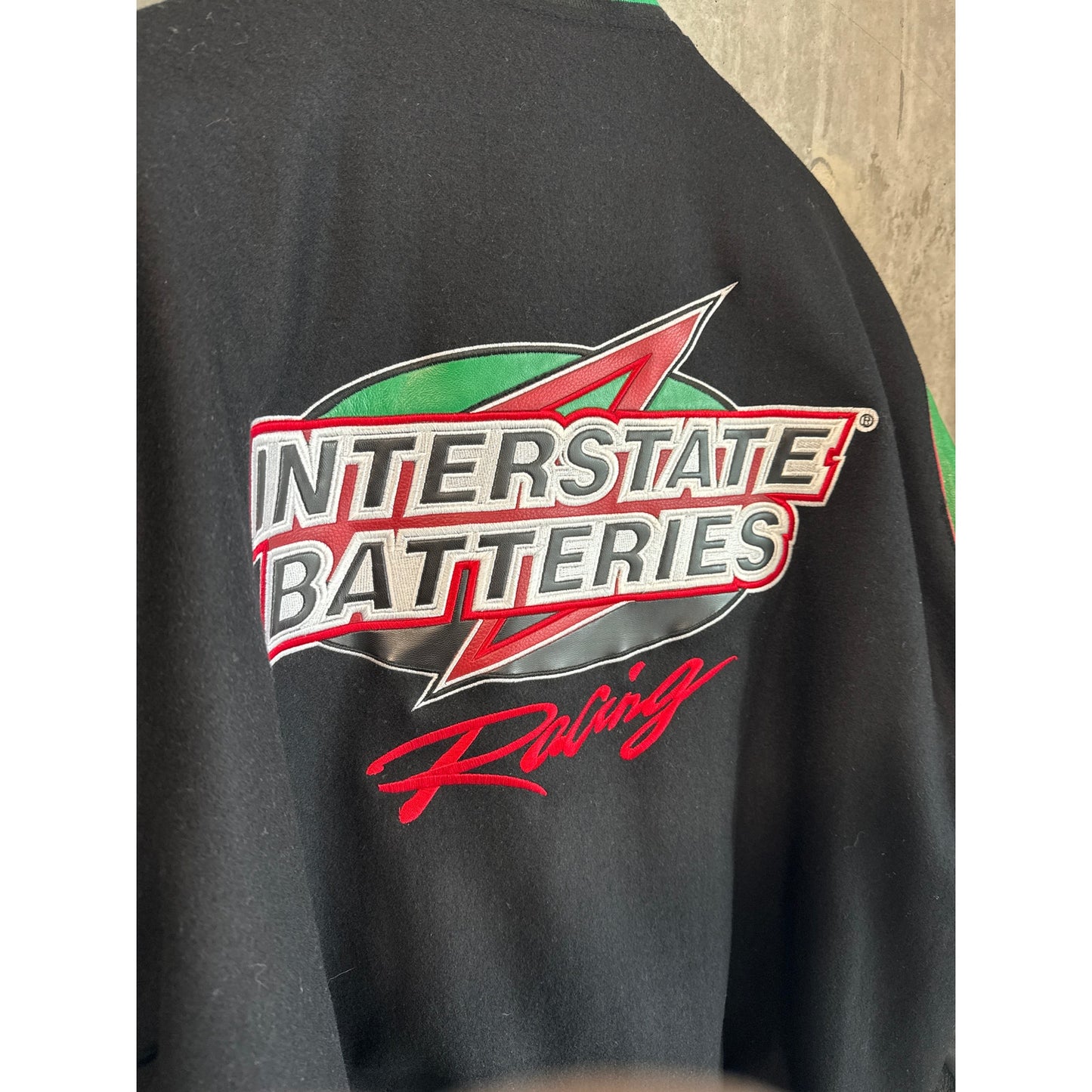 Jeff Hamilton Design Reversible Interstate Batteries Nascar Racing Jacket Large