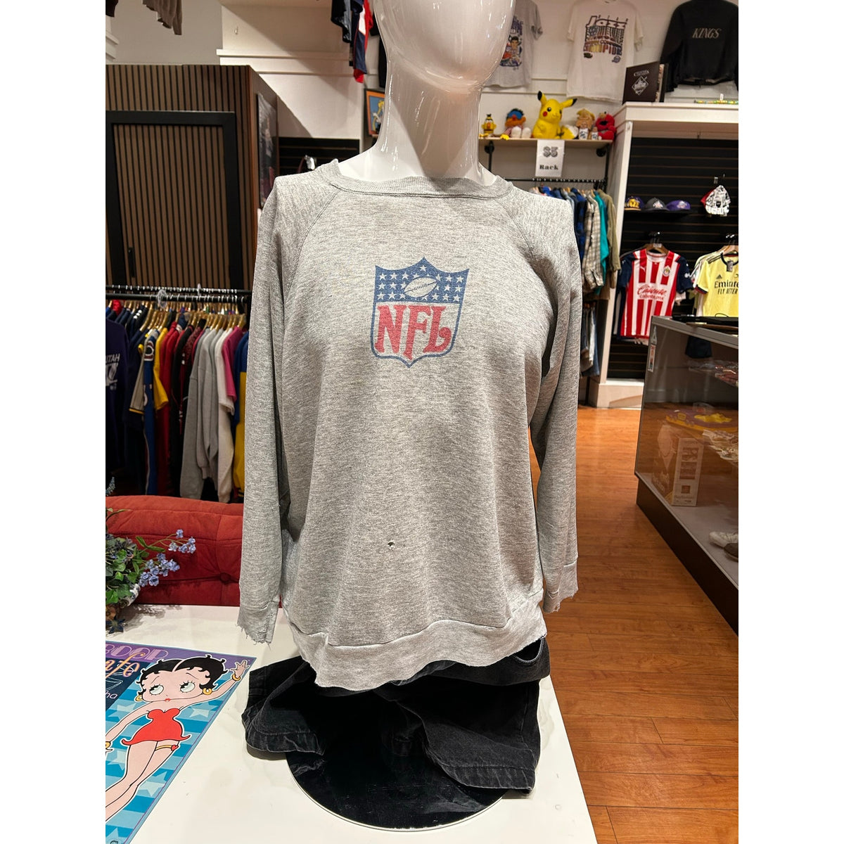 Vintage 80s NFL Logo Sweatshirt Champion Tag Size 2XL