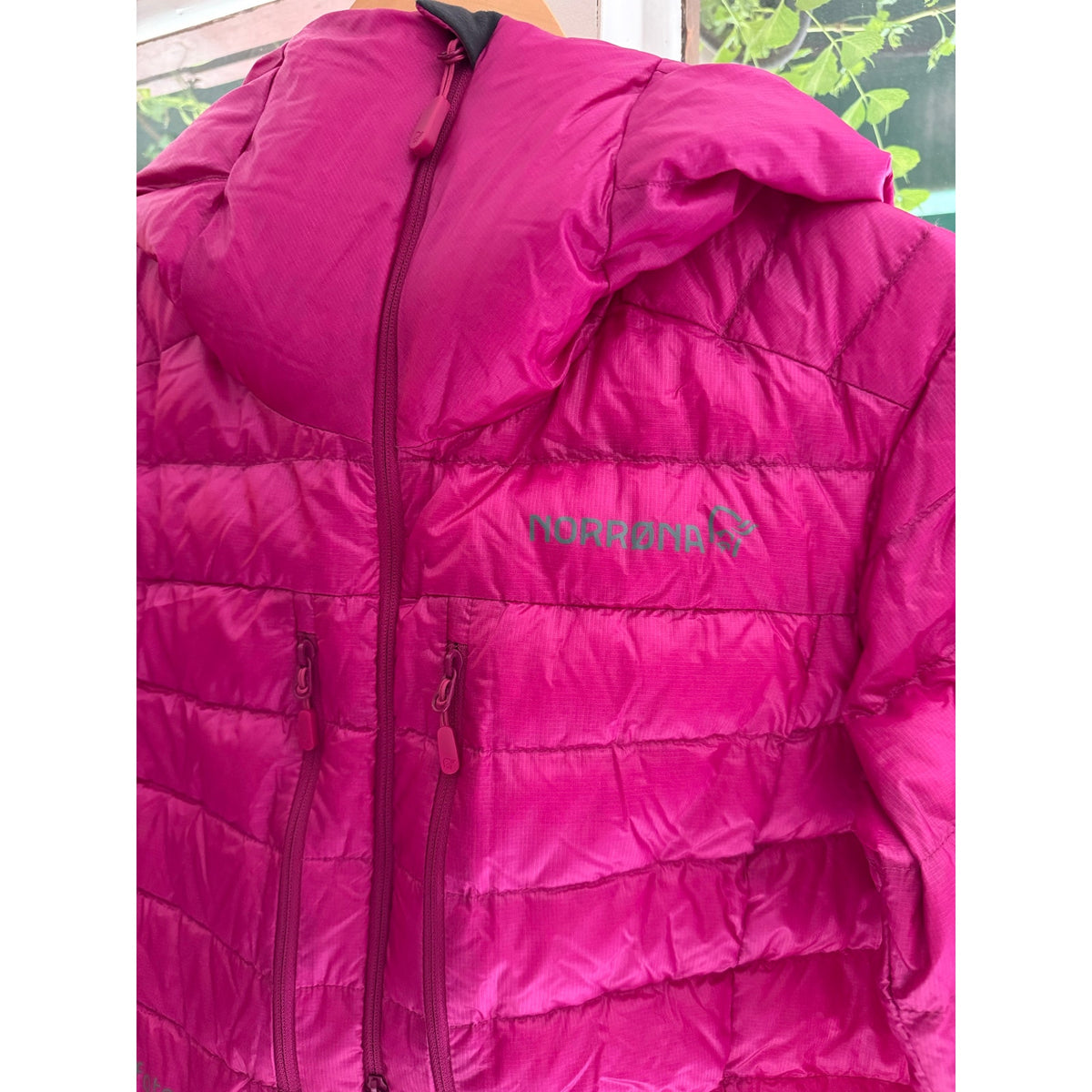 Norrona Lofoten 800 Fill Down Anorak Jacket Coat Size S Pink Nice Condition