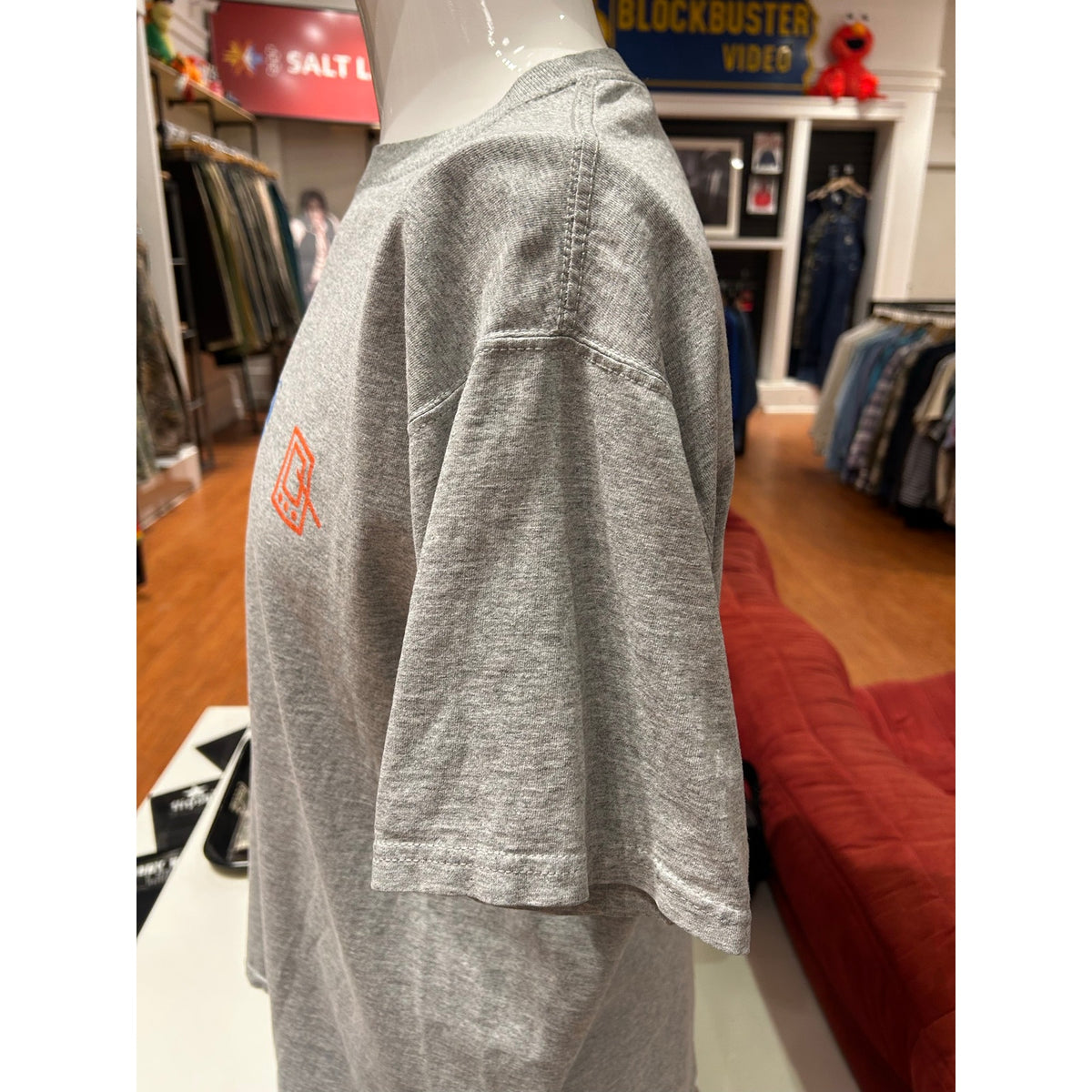 Vintage Microsoft Windows Powered Icon 2000s Gray Shirt Size XL